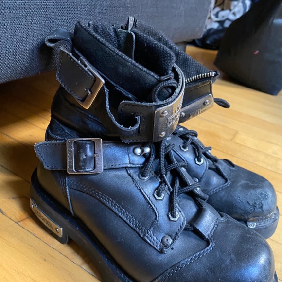 Harley Davidson biker boots - Picture 2 of 3